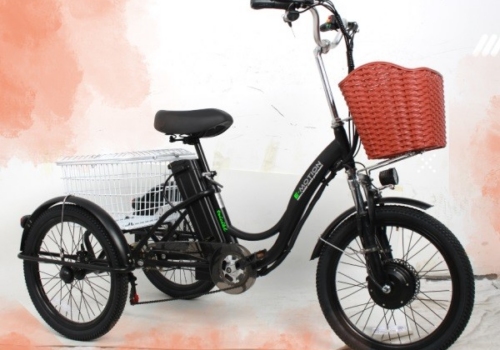Električni tricikl E-MOTION crni